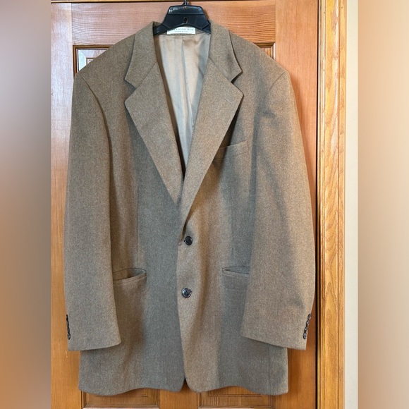 John W Nordstrom Loro Piana Jacket Size 46 Brown 100% Cashmere Coat Blazer Italy